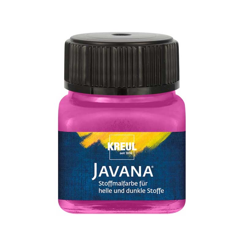 Vopsea pentru textile, Javana C. Kreul, 20ml - Magenta