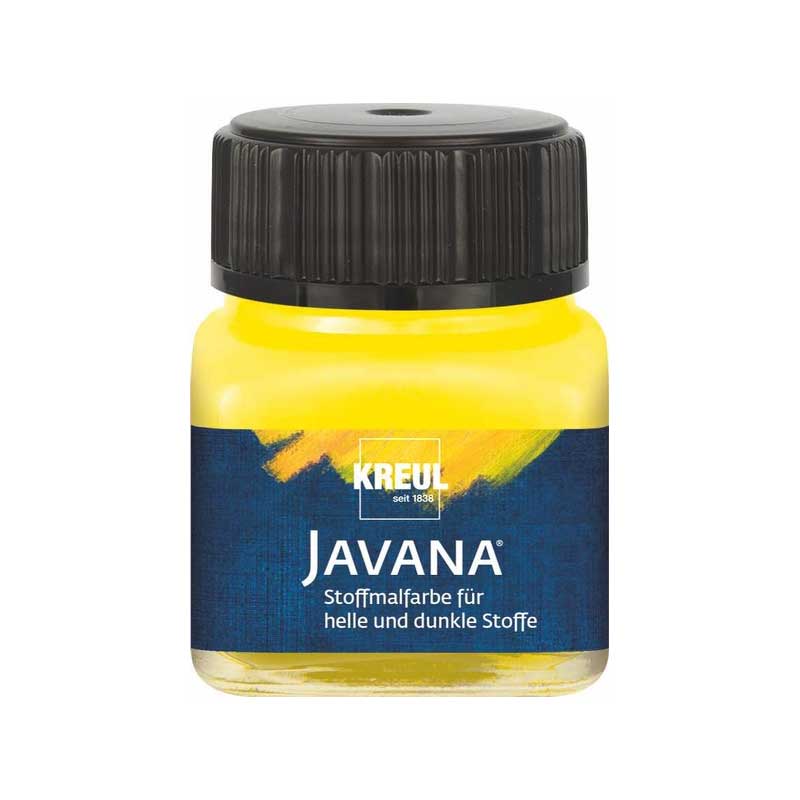 Vopsea pentru textile, Javana C. Kreul, 20ml - Yellow