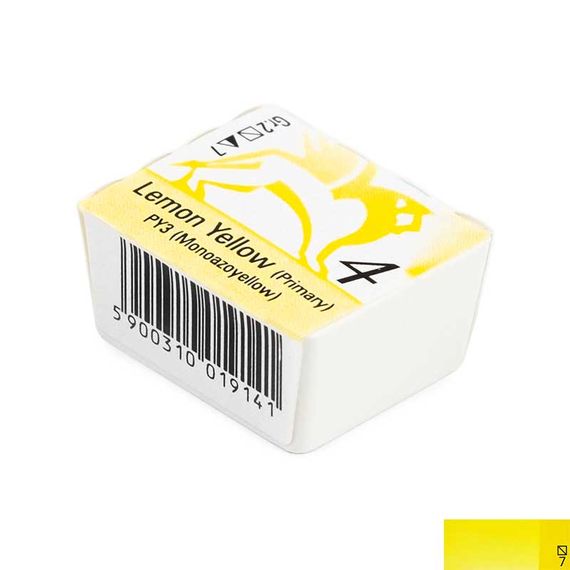 Godeta acuarela extrafina Aquarelle Renesans, 04 Lemon yellow