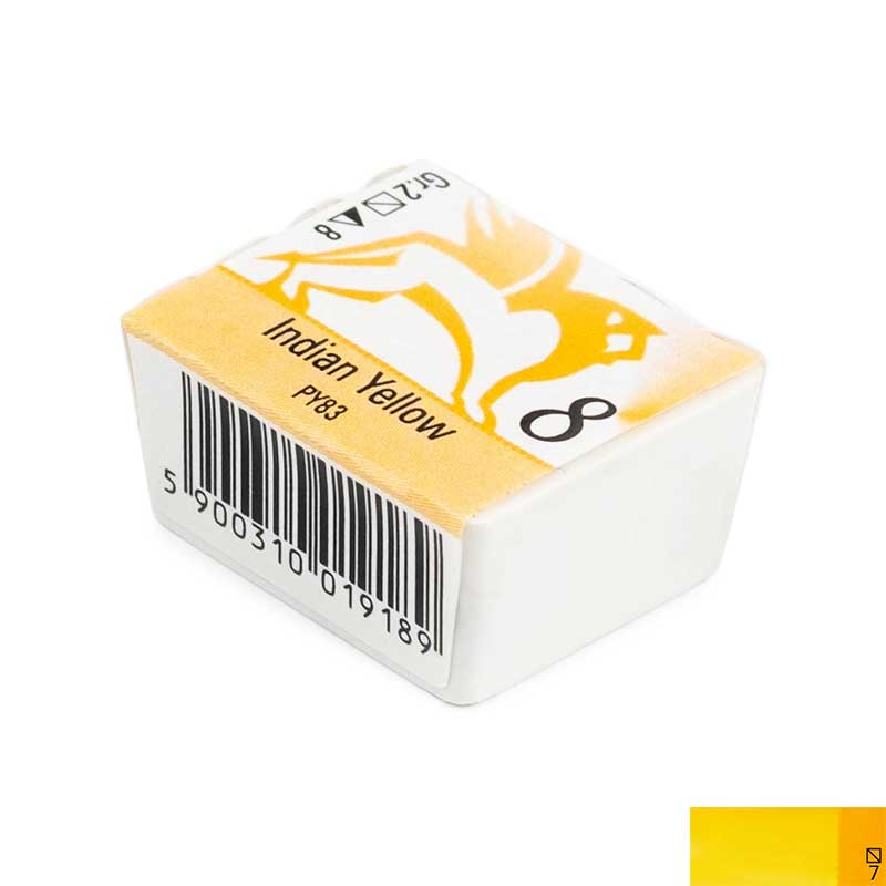 Godeta acuarela extrafina Aquarelle Renesans, 08 Indian yellow