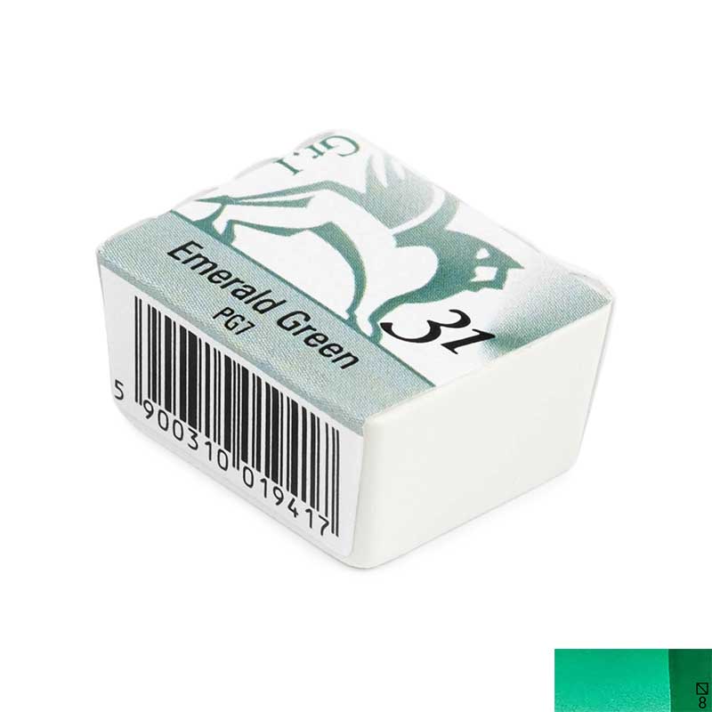 Godeta acuarela extrafina Aquarelle Renesans, 31 Emerald green