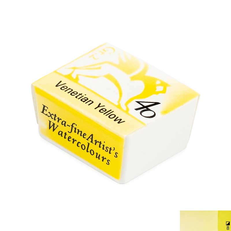 Godeta acuarela extrafina Aquarelle Renesans, 40 Venetian yellow