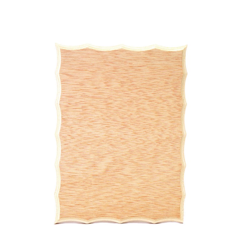 Blat din lemn pentru icoane, cu margini ondulate, 30 x 22 x 1,5 cm