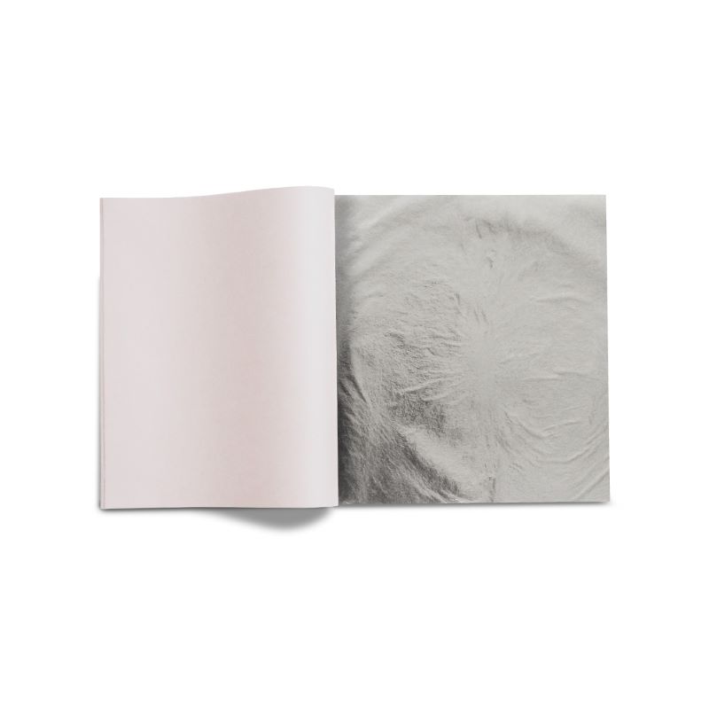 Foita schlagmetal argint, 14x14 cm, 25 foite, Divolo