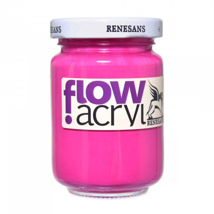 Culori vinilice Flow acryl Renesans, 125ml, 17 Magenta