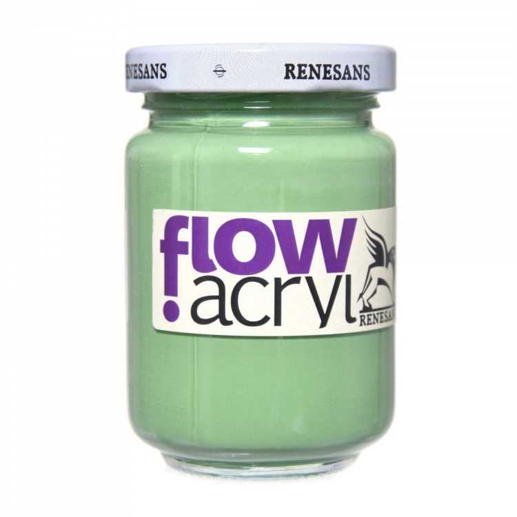 Culori vinilice Flow acryl Renesans, 125ml, 21 Chromium Oxide Green