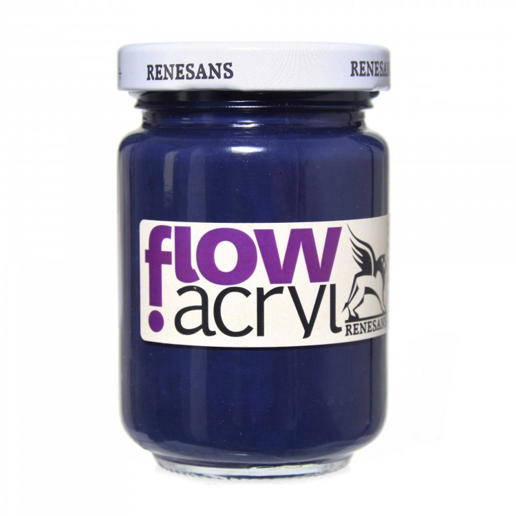 Culori vinilice Flow acryl Renesans, 125ml, 26 Navy Blue
