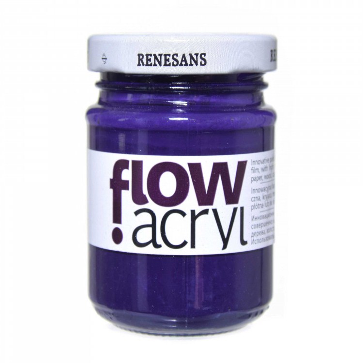 Culori vinilice Flow acryl Renesans, 125ml, 30 Violet