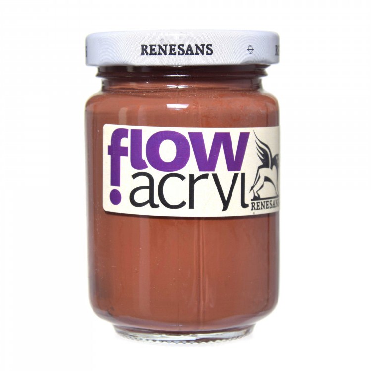 Culori vinilice Flow acryl Renesans, 125ml, 31 Burnt Umber