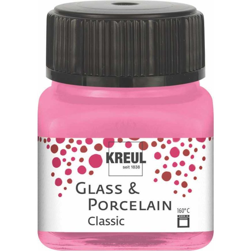 Vopsea pentru sticla si portelan, C. Kreul, 20ml, Rose