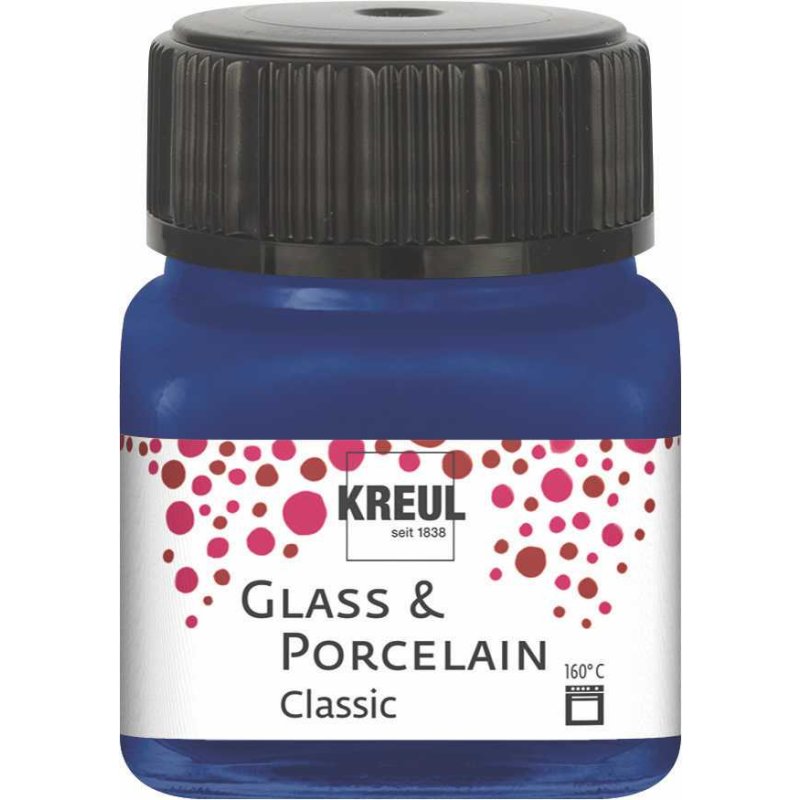 Vopsea pentru sticla si portelan, C. Kreul, 20ml, Royal Blue