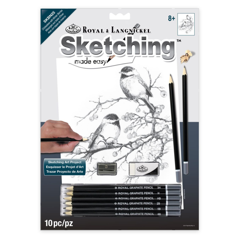 Set schite, Royal Langnickel, 25 - Pasarele pe ramura de merisoare