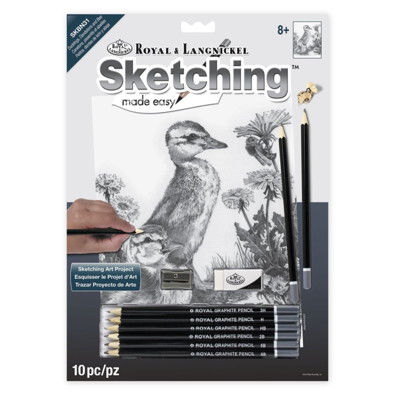 Set schite, Royal Langnickel, 31 - Ratuste cu papadie si albina