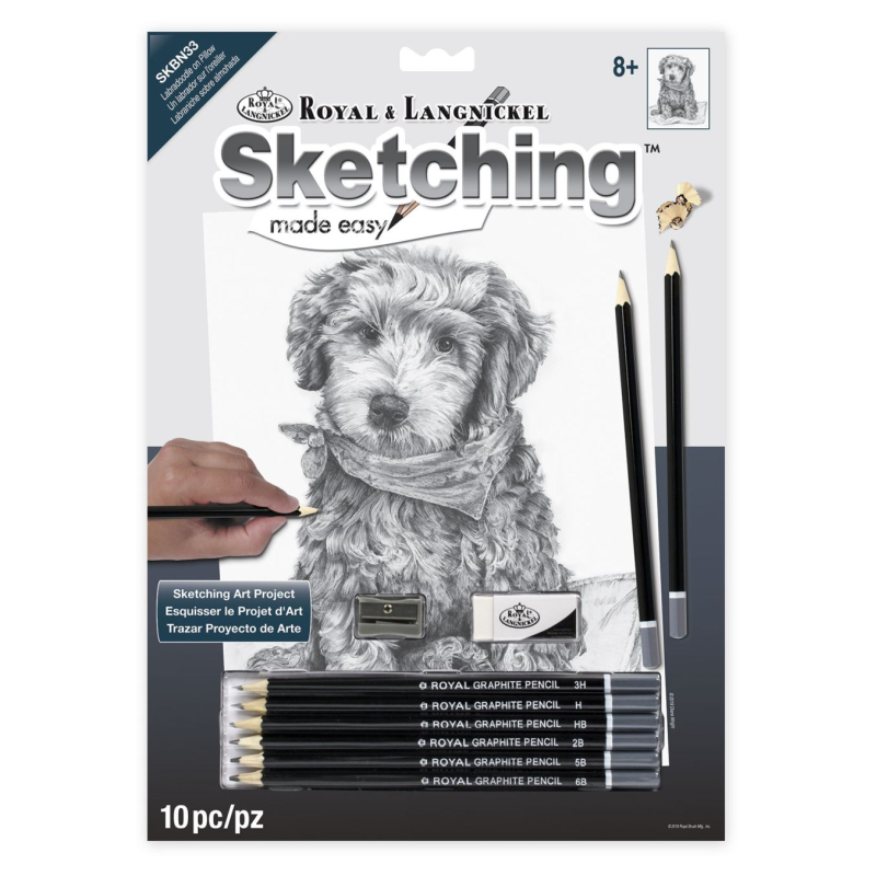 Set schite, Royal Langnickel, 33 - Catel pe perna