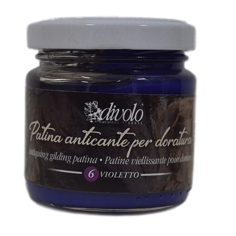 Patina antichizare, pe baza de ulei, Divolo 80 ml, Violetto