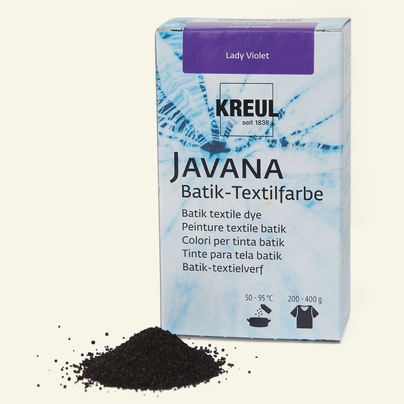 Vopsea pulbere pentru textile, Javana Batik C. Kreul, 70 g - Lady Violet