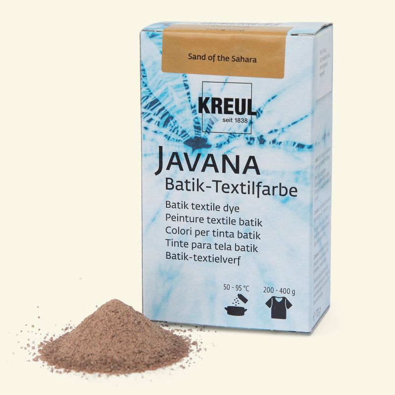 Vopsea pulbere pentru textile, Javana Batik C. Kreul, 70 g - Sand of the Sahara
