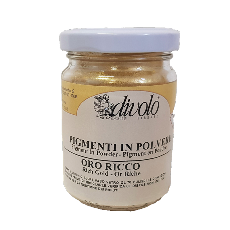 Pigmenti puri 125ml Divolo, 40 - Oro Ricco