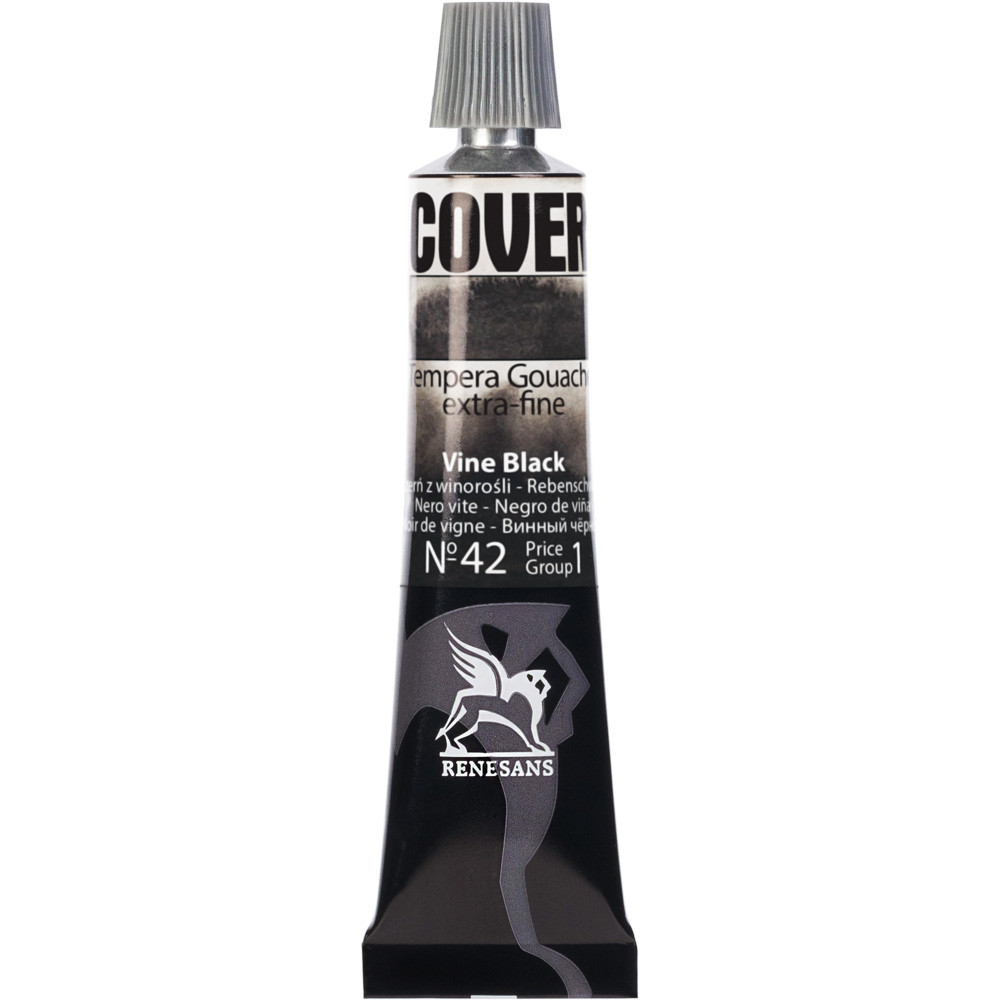 Culori tempera Cover Renesans 20ml no. 42, Vine black