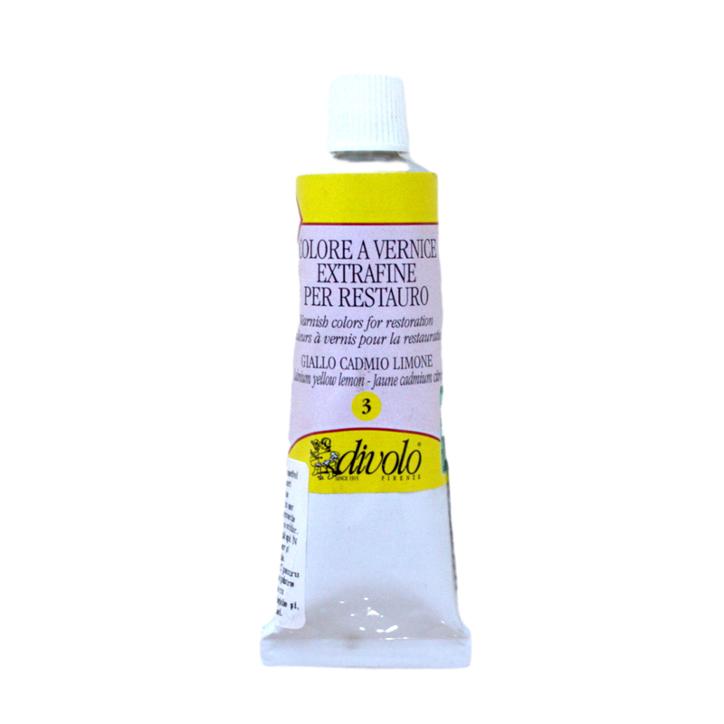 Culori vernis extrafine Divolo 35 ml no. 03, Giallo Cadmio Limone