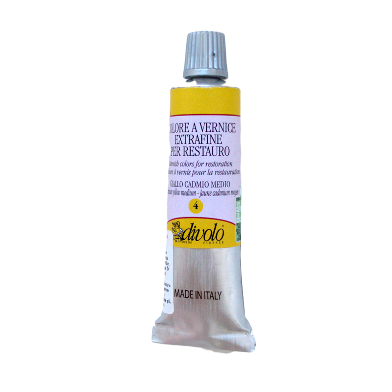 Culori vernis extrafine Divolo 35 ml no. 04, Giallo Cadmio Medio