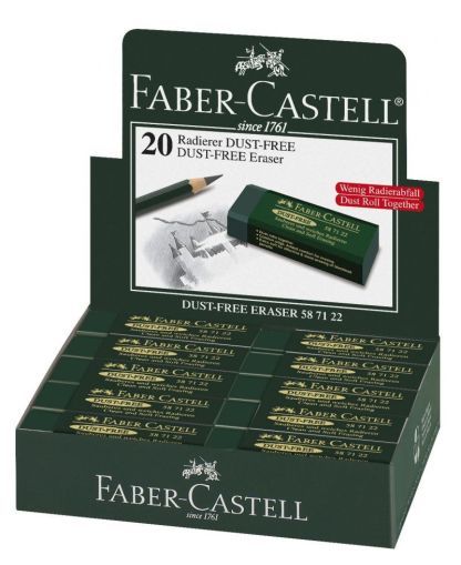 Radiera Faber-Castell, DUST-FREE Art 587122 (3) Radiera Faber-Castell, DUST-FREE Art 587122