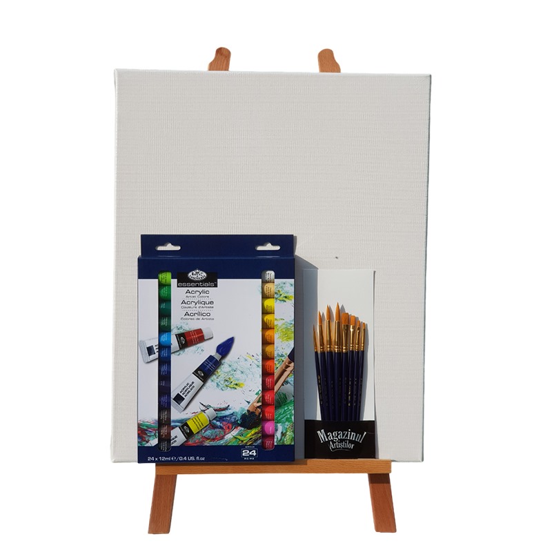 Set cadou acrilic cu sevalet