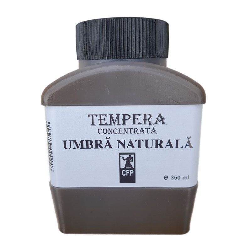 Tempera concentrata, Combinatul Fondului Plastic CFP, 350 ml, Umbra naturala