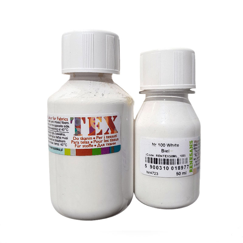 Culori pentru textile, TEX Renesans, Alb Culori pentru textile, TEX Renesans, Alb