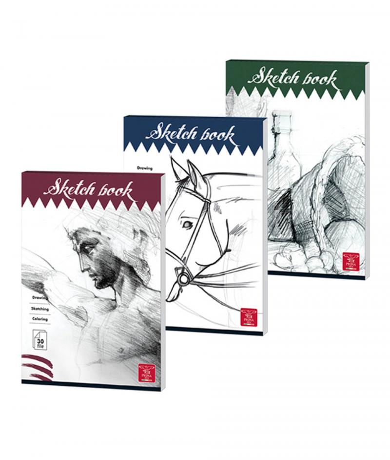 Bloc desen si schite Pigna, 30 coli 160g, format 17x24 cm