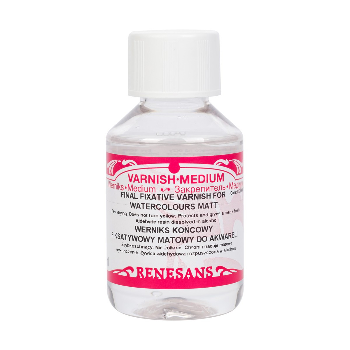 Vernis final mat pentru culori acuarela, Renesans