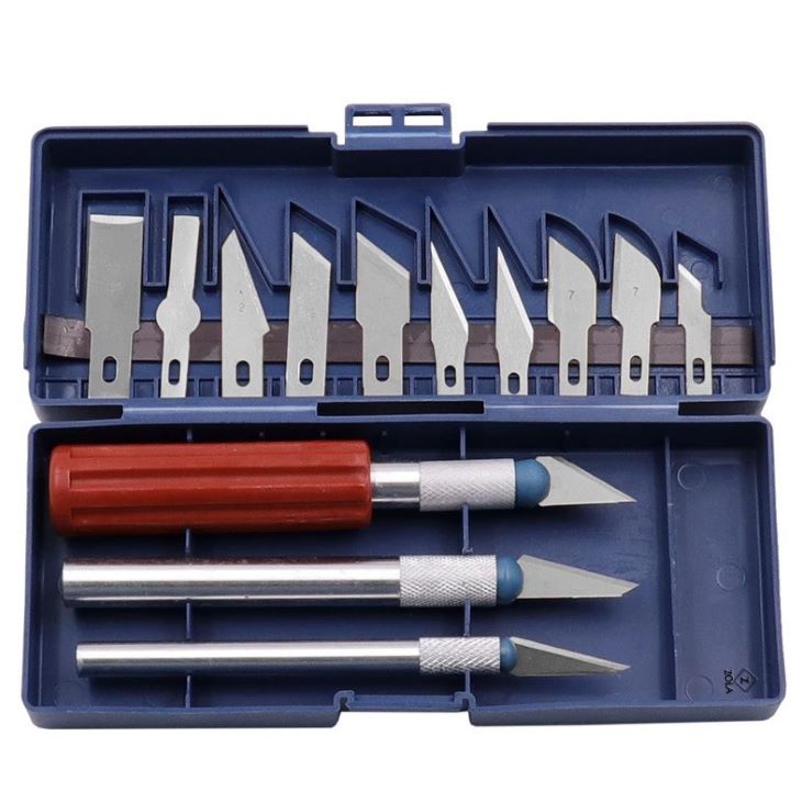Set cutite pentru modelaj, cutter de precizie, 13 piese