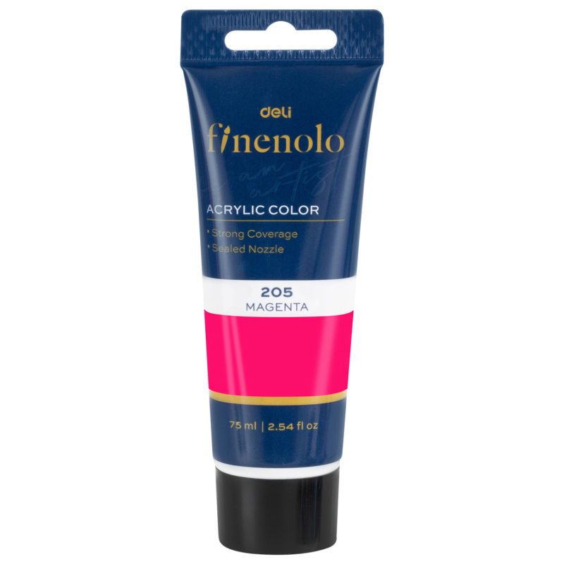 Culoare acrilica Deli 75 ml, Magenta