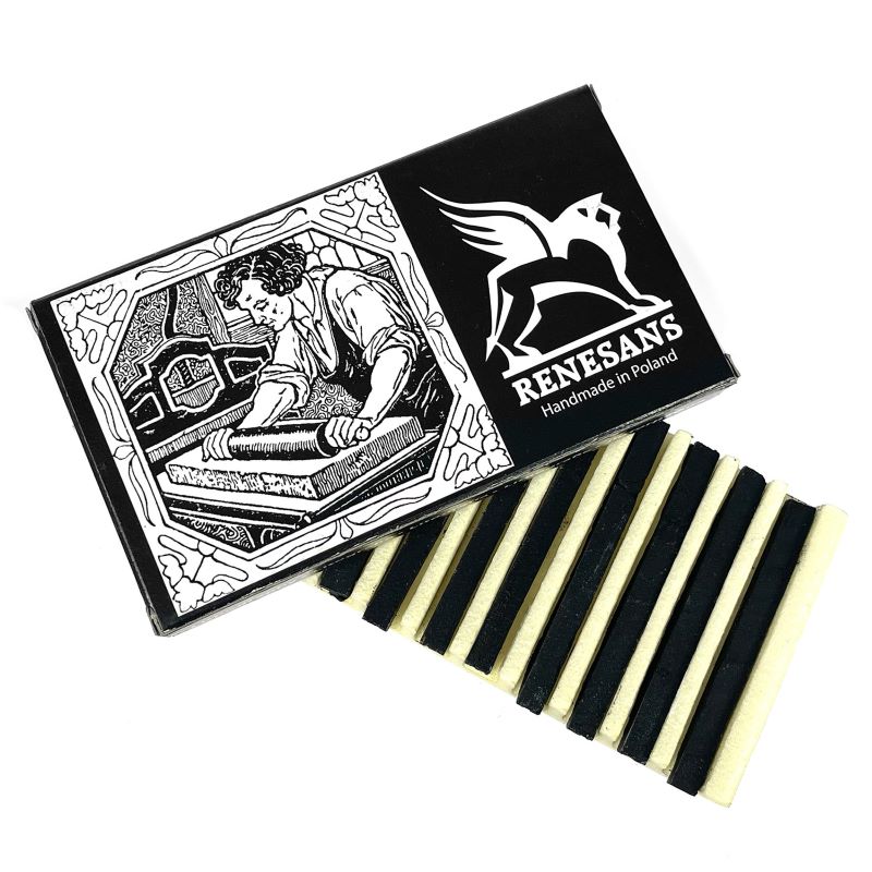 Set 10 creioane litografice, Renesans