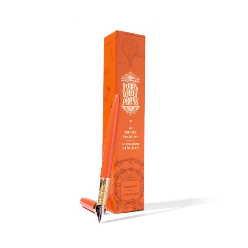 Stilou seria Brush Fountain Pen - Ferris Wheel Press - Persimmon, F