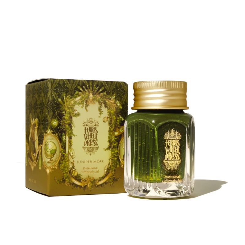Tus caligrafie, Ferris Wheel Press, Juniper Moss, 28 ml
