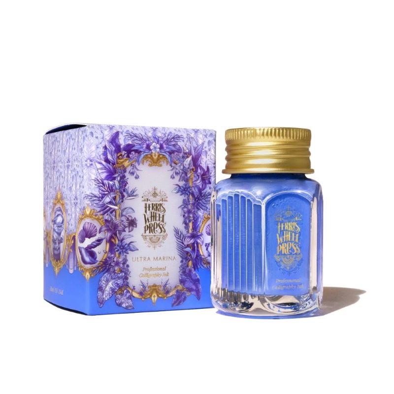 Tus caligrafie, Ferris Wheel Press, Ultra Marina, 28 ml