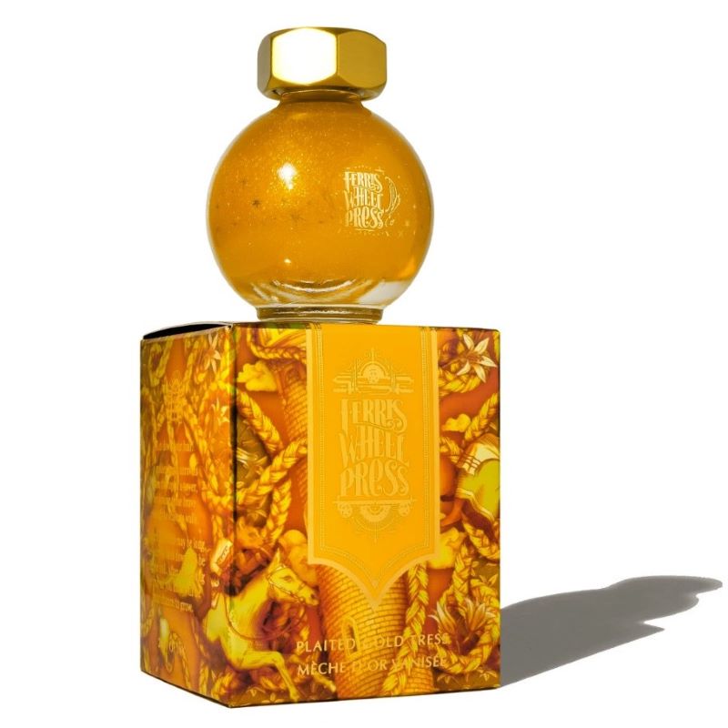 Cerneala caligrafie, Ferris Wheel Press, Once Upon a Time - Plaited Gold Tress, 20 ml