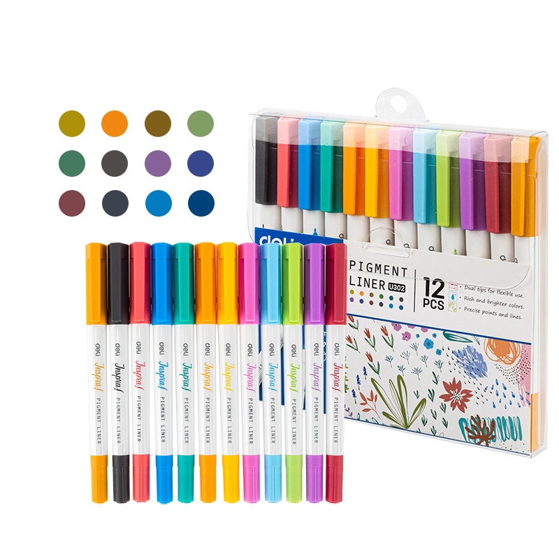 Set 12 pixuri liner cu 2 capete, Inspria!, Deli