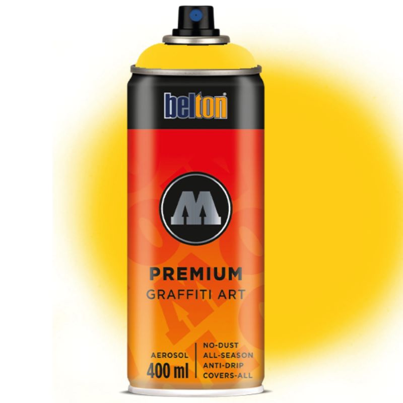 Spray Belton Premium Molotow, 400 ml, 004 Signal Yellow