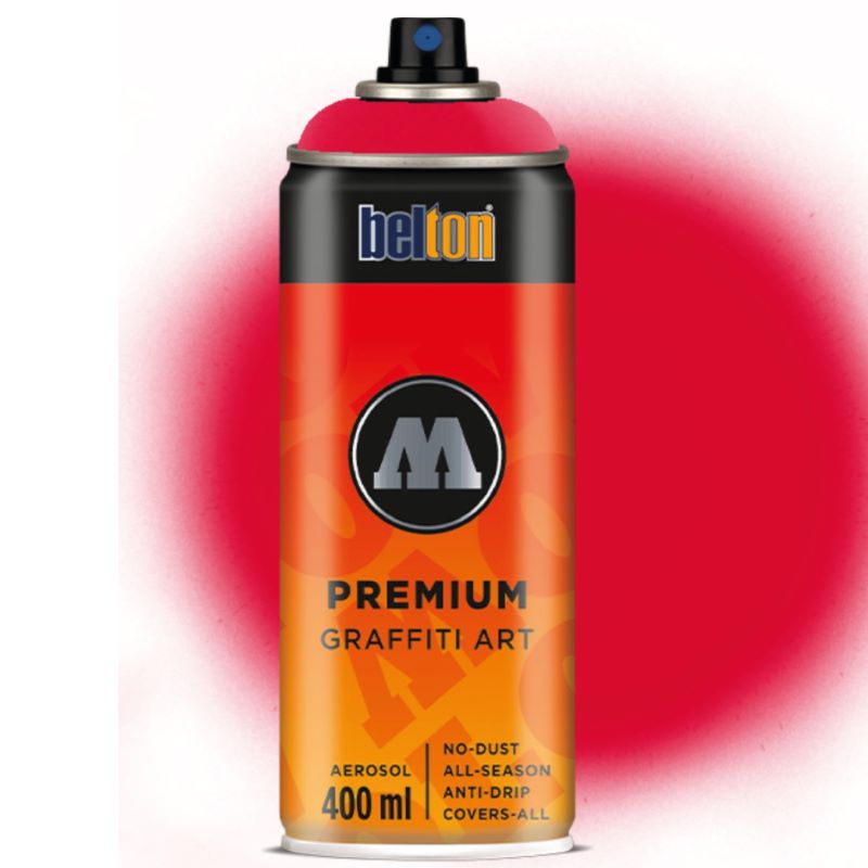 Spray Belton Premium Molotow, 400 ml, 032 Cherry Red