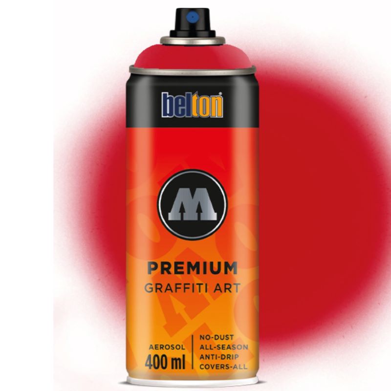 Spray Belton Premium Molotow, 400 ml, 033 Signal Red