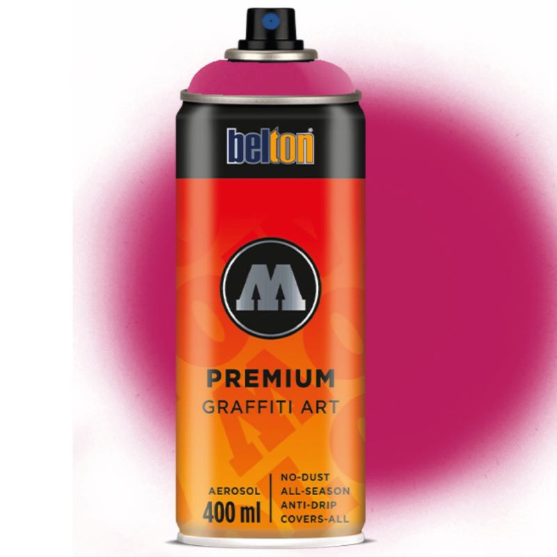 Spray Belton Premium Molotow, 400 ml, 060 Telemagenta