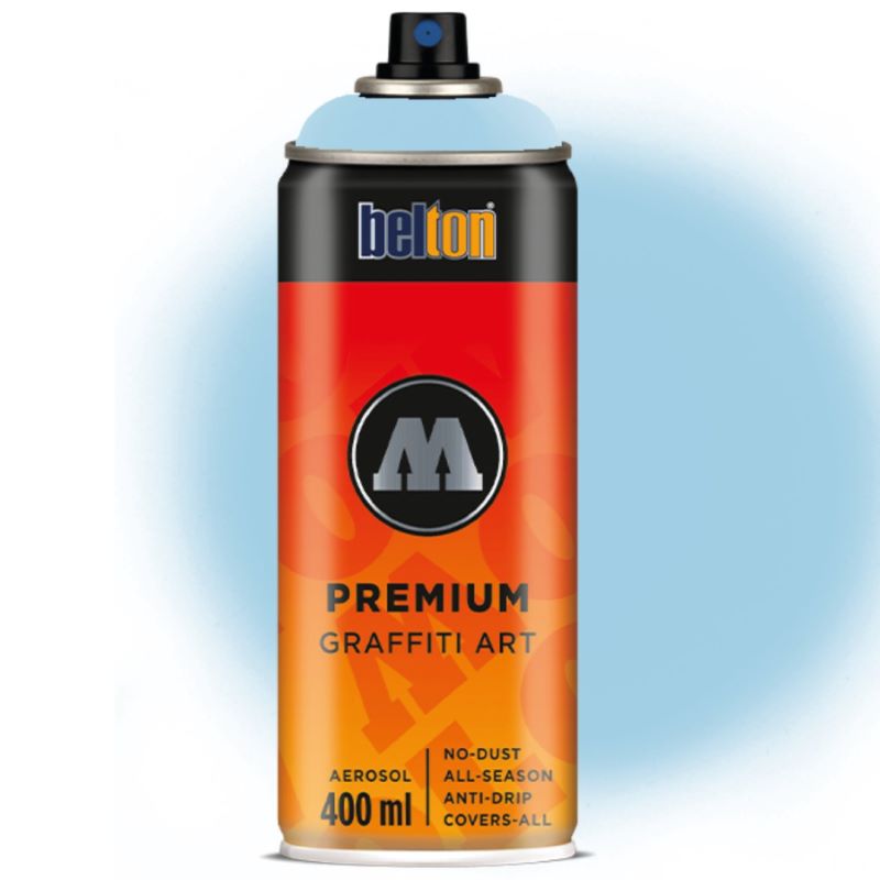 Spray Belton Premium Molotow, 400 ml, 091 Shock Blue Pastel