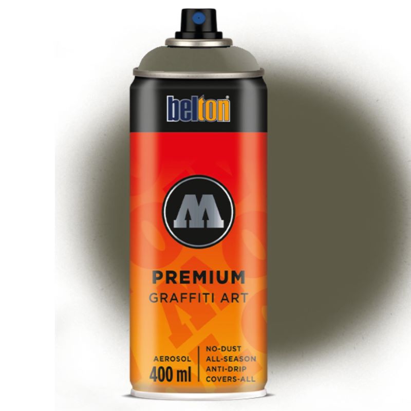 Spray Belton Premium Molotow, 400 ml, 211 Stone Grey Dark