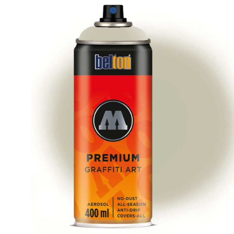 Spray Belton Premium Molotow, 400 ml, 213 Stone Grey Light