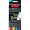 Set 12 creioane colorate, Black Edition, Faber-Castell