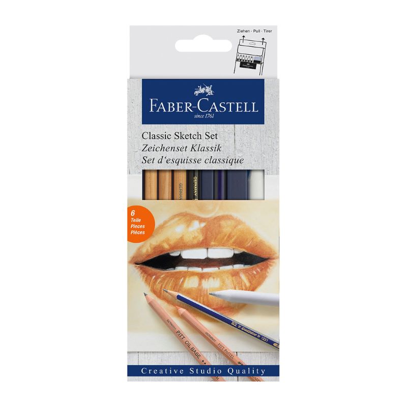 Set pentru schite si desen, Classic Sketch, Faber-Castell
