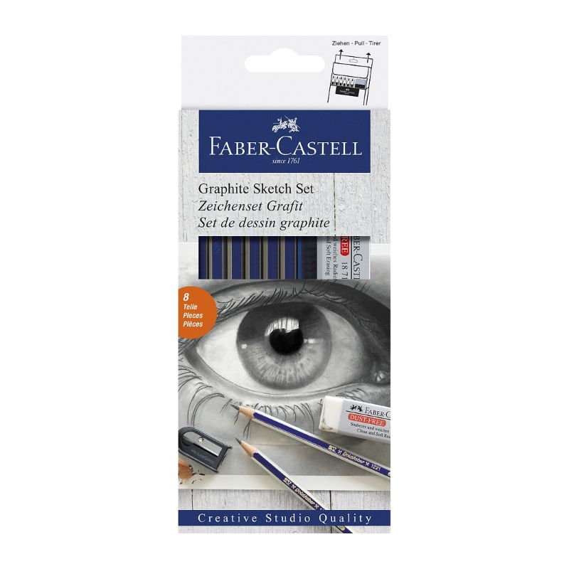 Set schite 8 piese Goldfaber, Faber-Castell