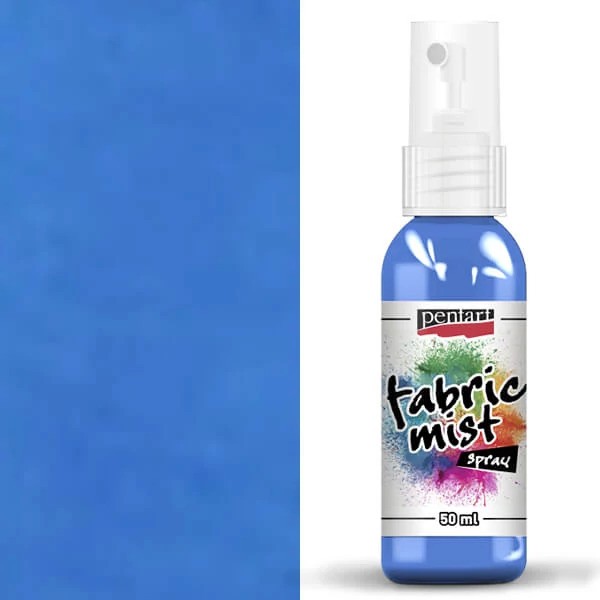 Spray vopsea pentru textile, Pentart 50 ml, Albastru deschis